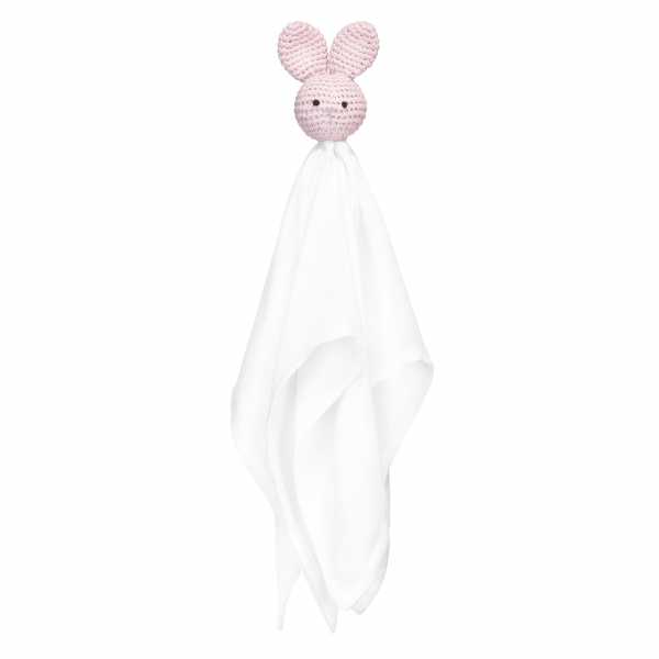 Kúruklútur úr bambus - Bunny Dusty Rose