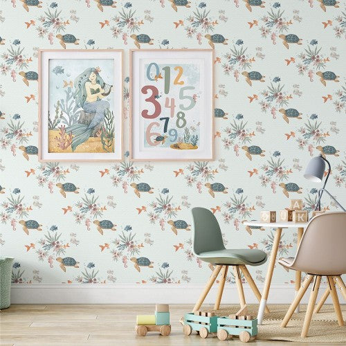 Veggspjald - Mermaid - stærð 50x70cm