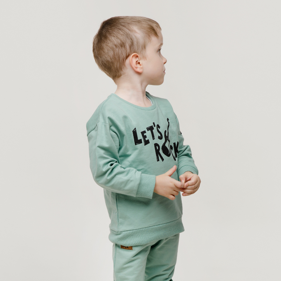 Jogging Peysa - Let’s Rock Mint Green
