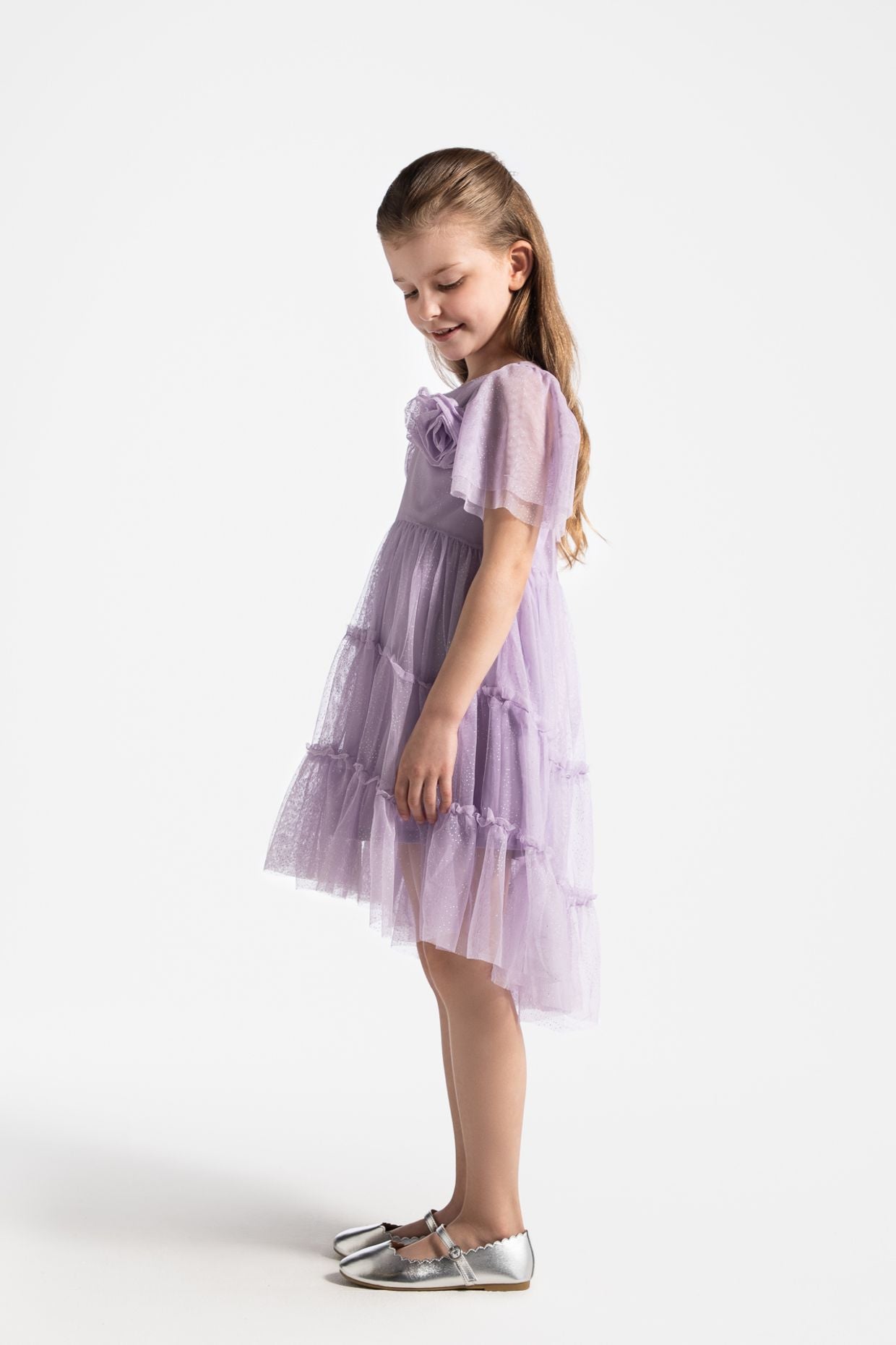 Tulle Kjóll - Purple