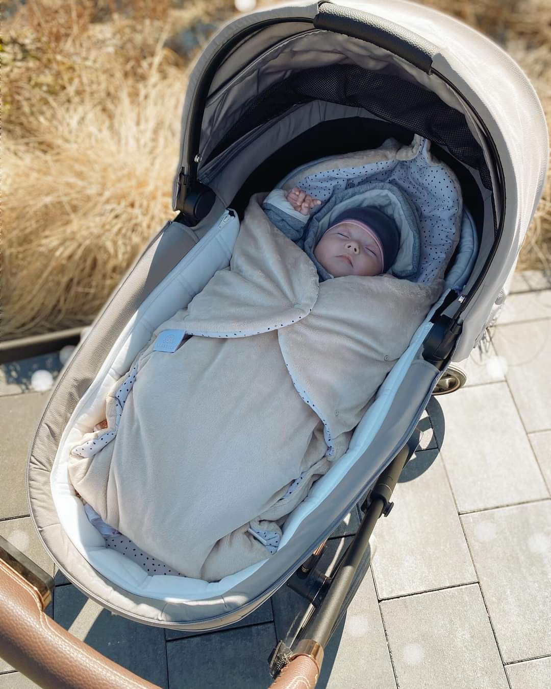 Bílstólateppi Kangaroo úr bambus - Fawns Beige