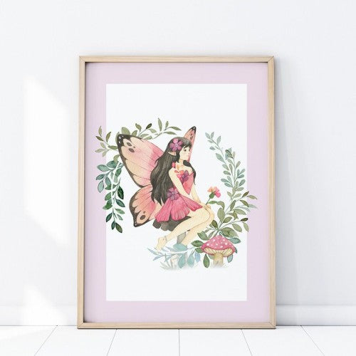 Veggspjald - Fairy - stærð 50x70cm