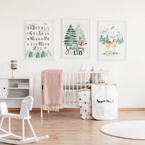 Veggspjald - Deer - stærð 50x70cm