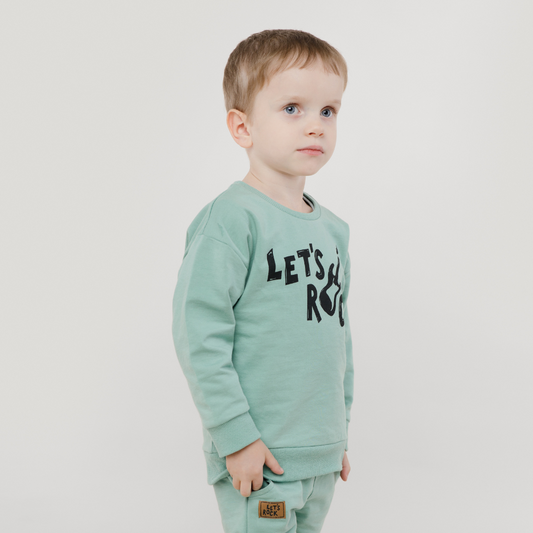 Jogging Peysa - Let’s Rock Mint Green