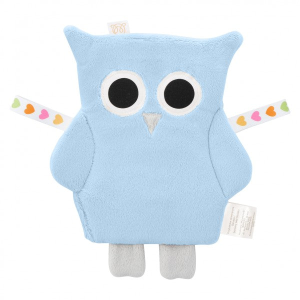 High Contrast Sensory Cuddly Owl - Light Blue