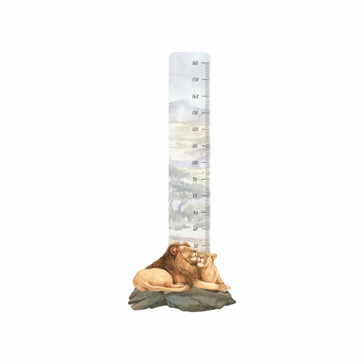 Vegglímmiði - Lion height measurement