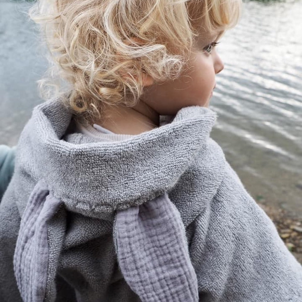 Bambus Poncho - Gray