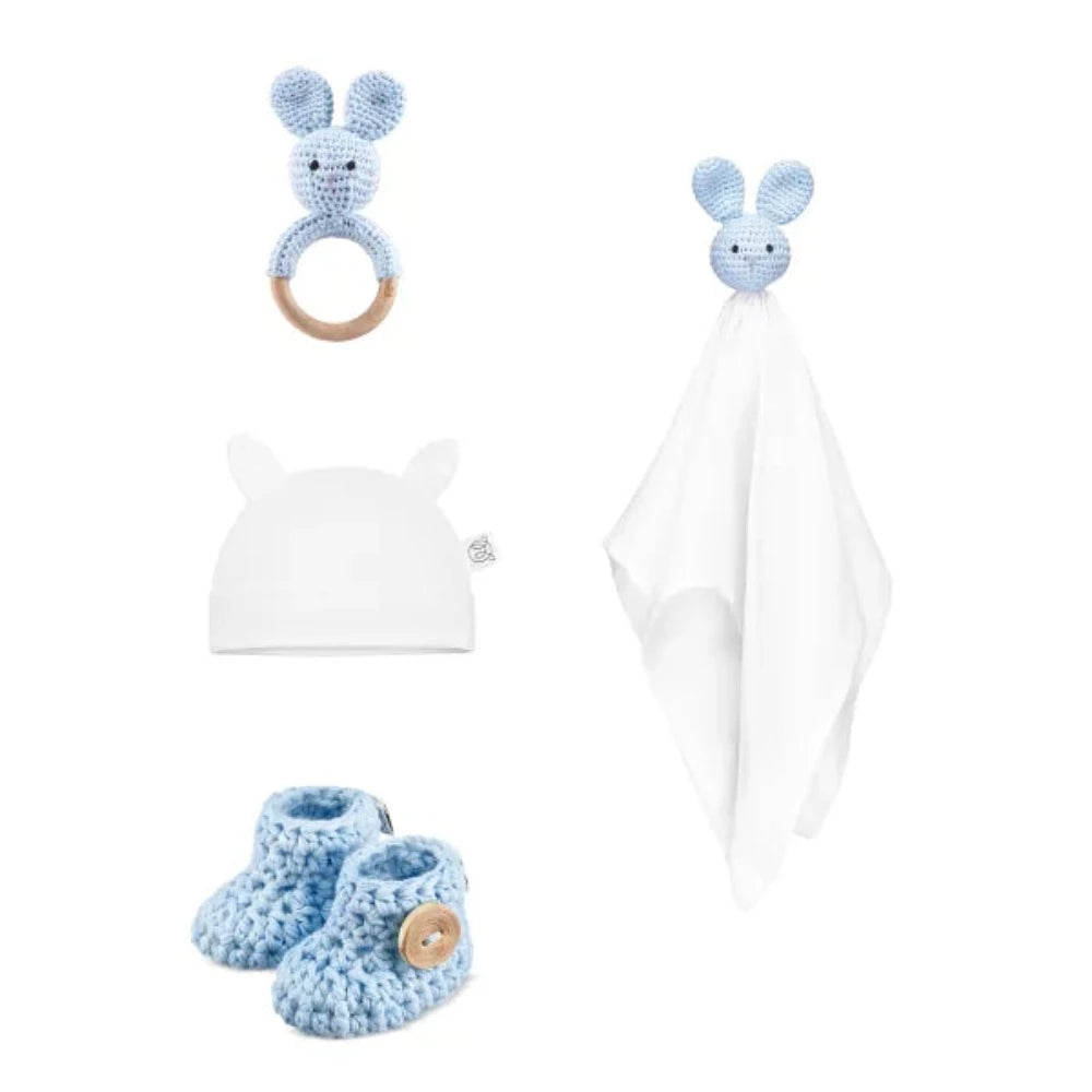 Newborn Gift Box - 4pcs - Bunny Blue