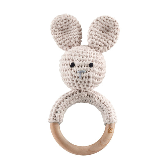 Naghringur úr tré - Bunny Dark Beige