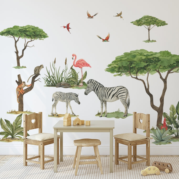 Vegglímmiðar - Safari Trees (x3)