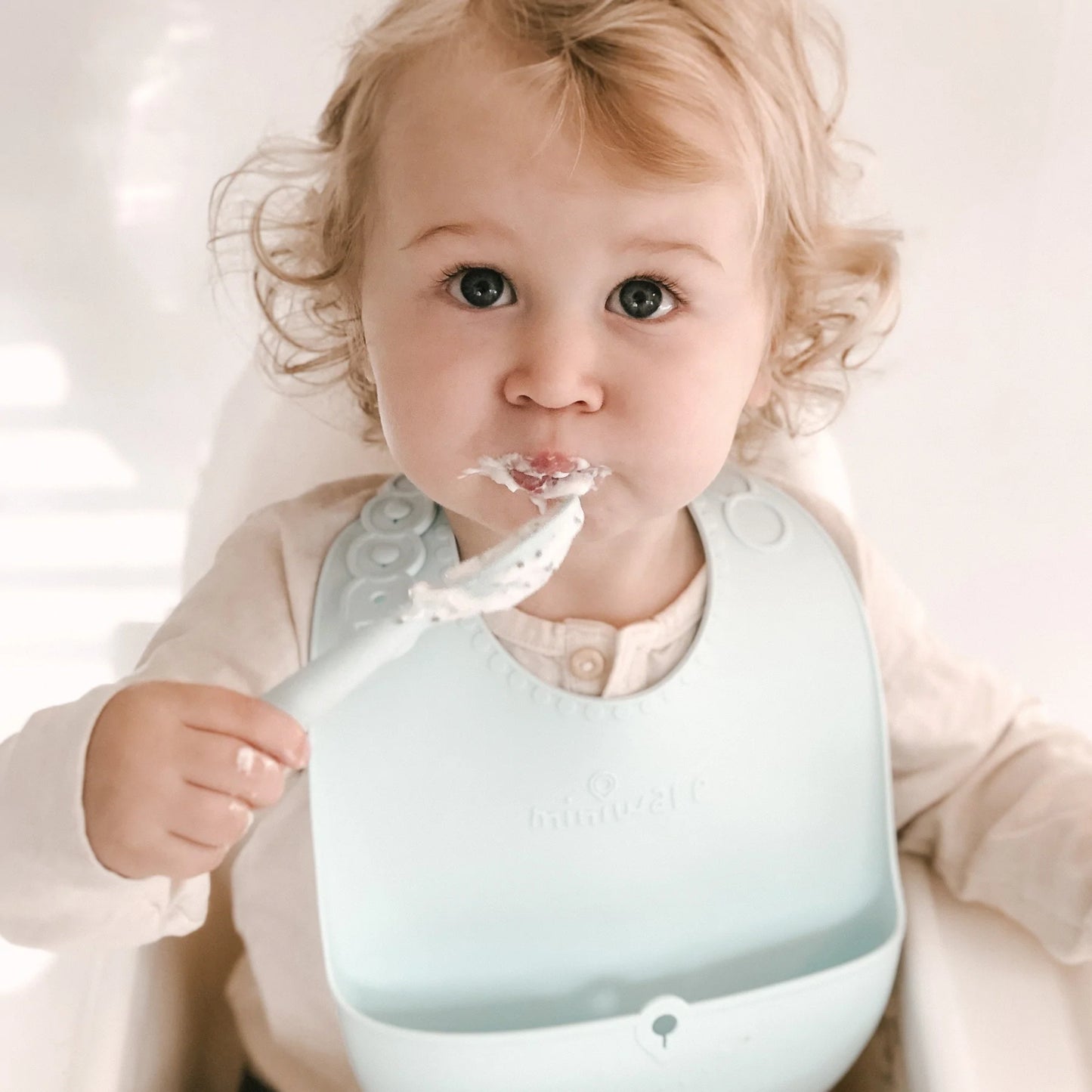 Miniware Silíkon Skeiðar 2 pk - Gray/Aqua