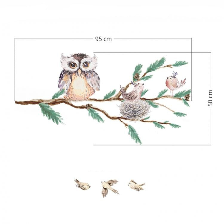 Vegglímmiði - Owl