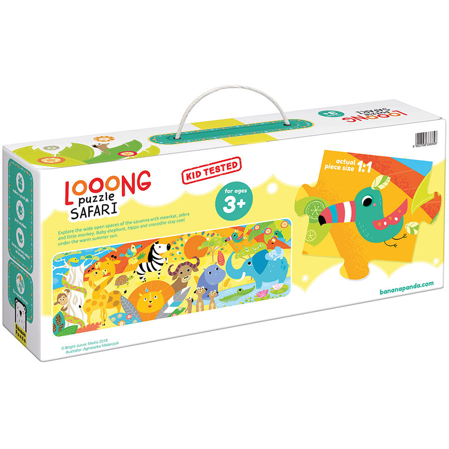 Looong Safari Púsl 3+