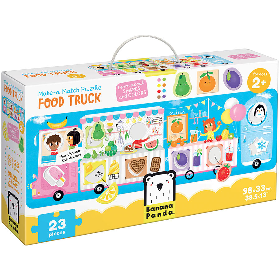 Make-a-Match Food Truck Púsl 2+