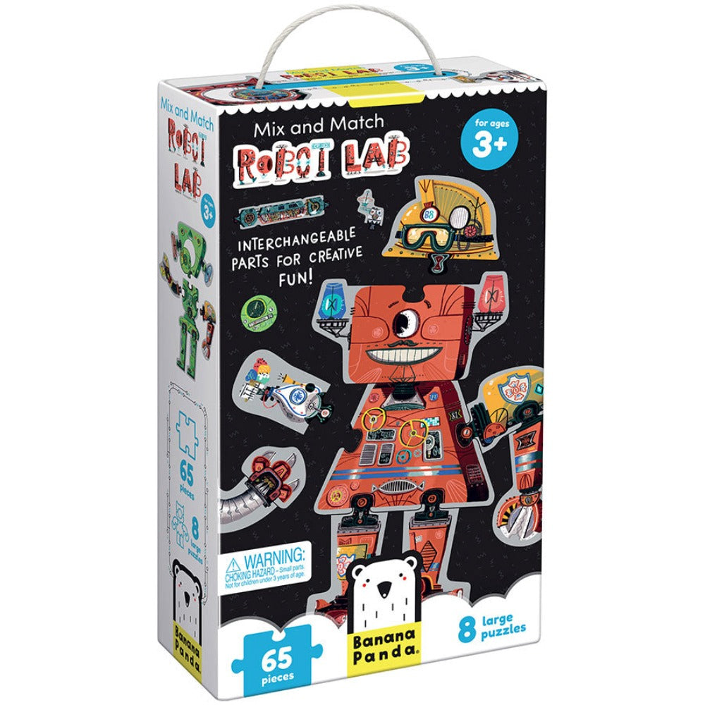 Mix & Match Robot Lab Púsl 3+