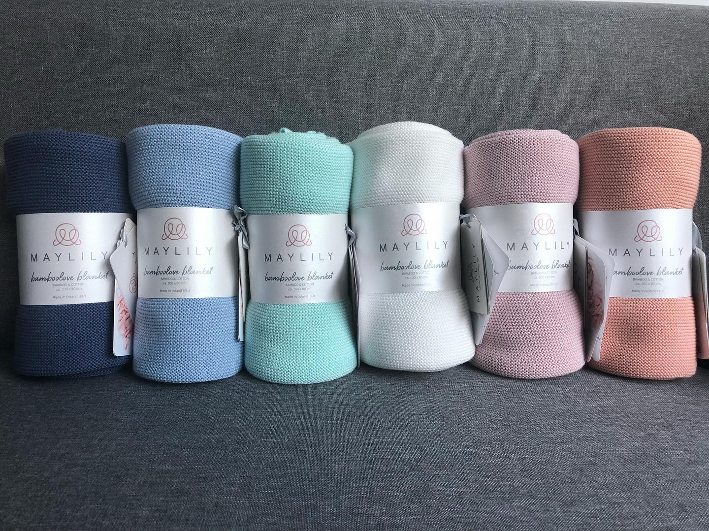 Bamboolove Teppi - Blue