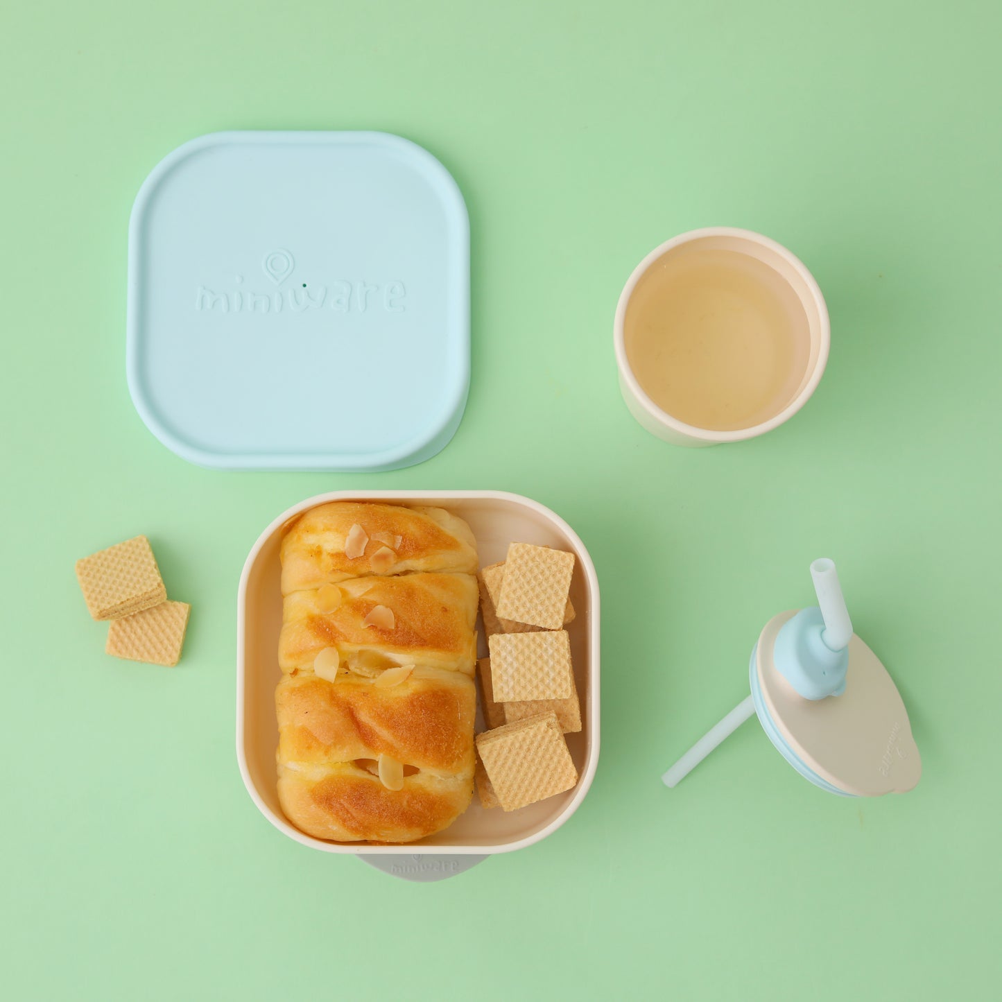 Sip & Snack Sett - Vanilla/Aqua