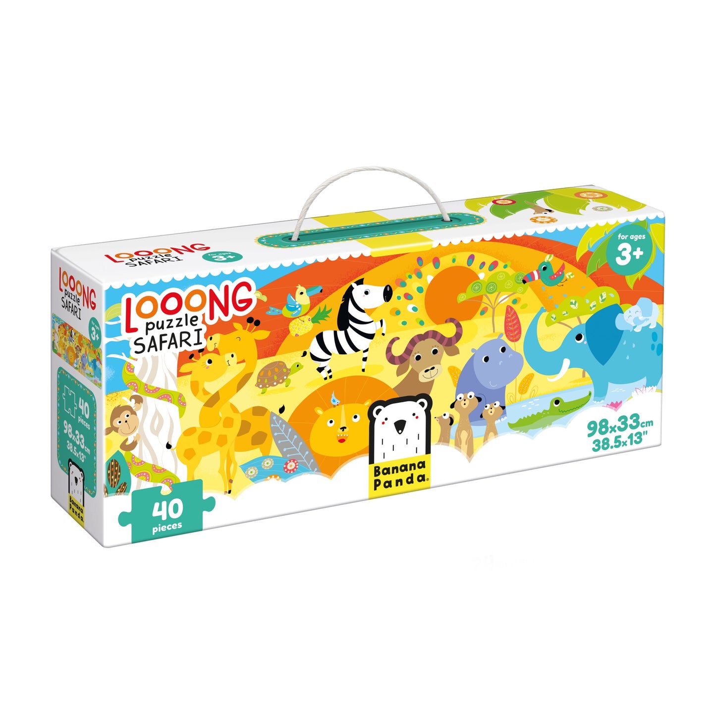 Looong Safari Púsl 3+