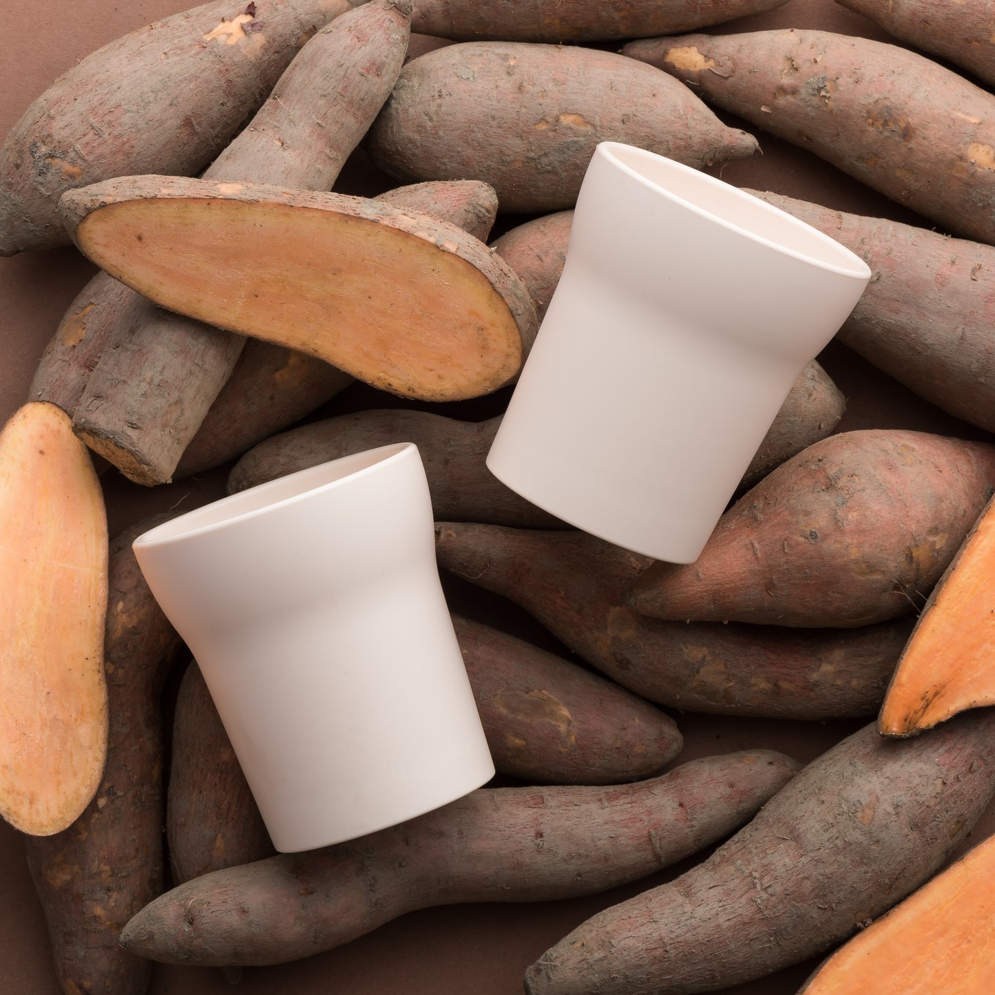 1-2-3! Sip Cup Sett - Mál með röri  - Gray