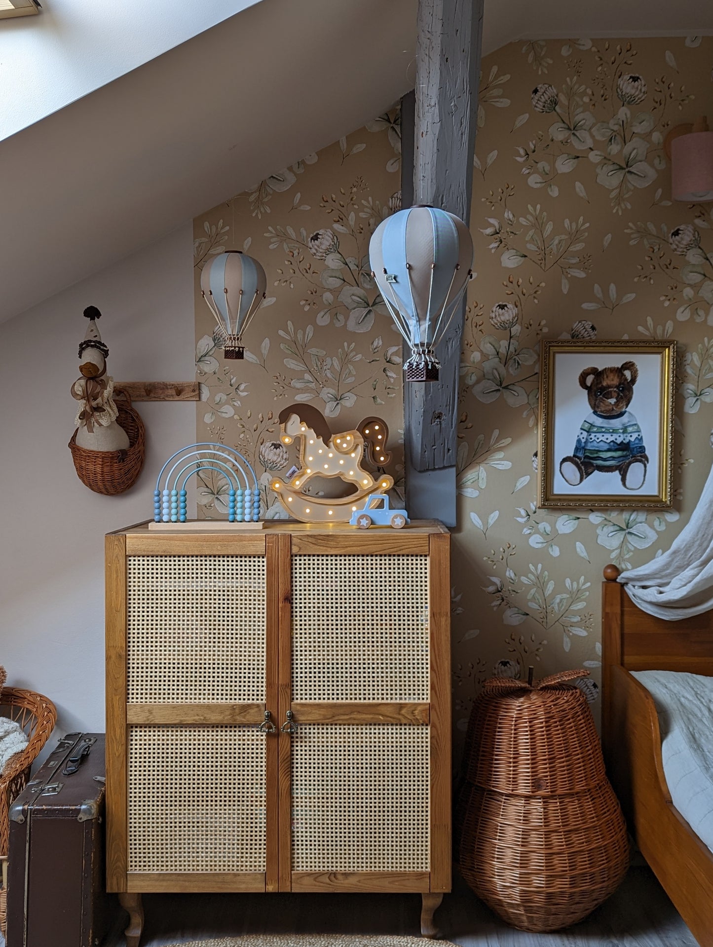 Loftbelgur S - White/Light Blue