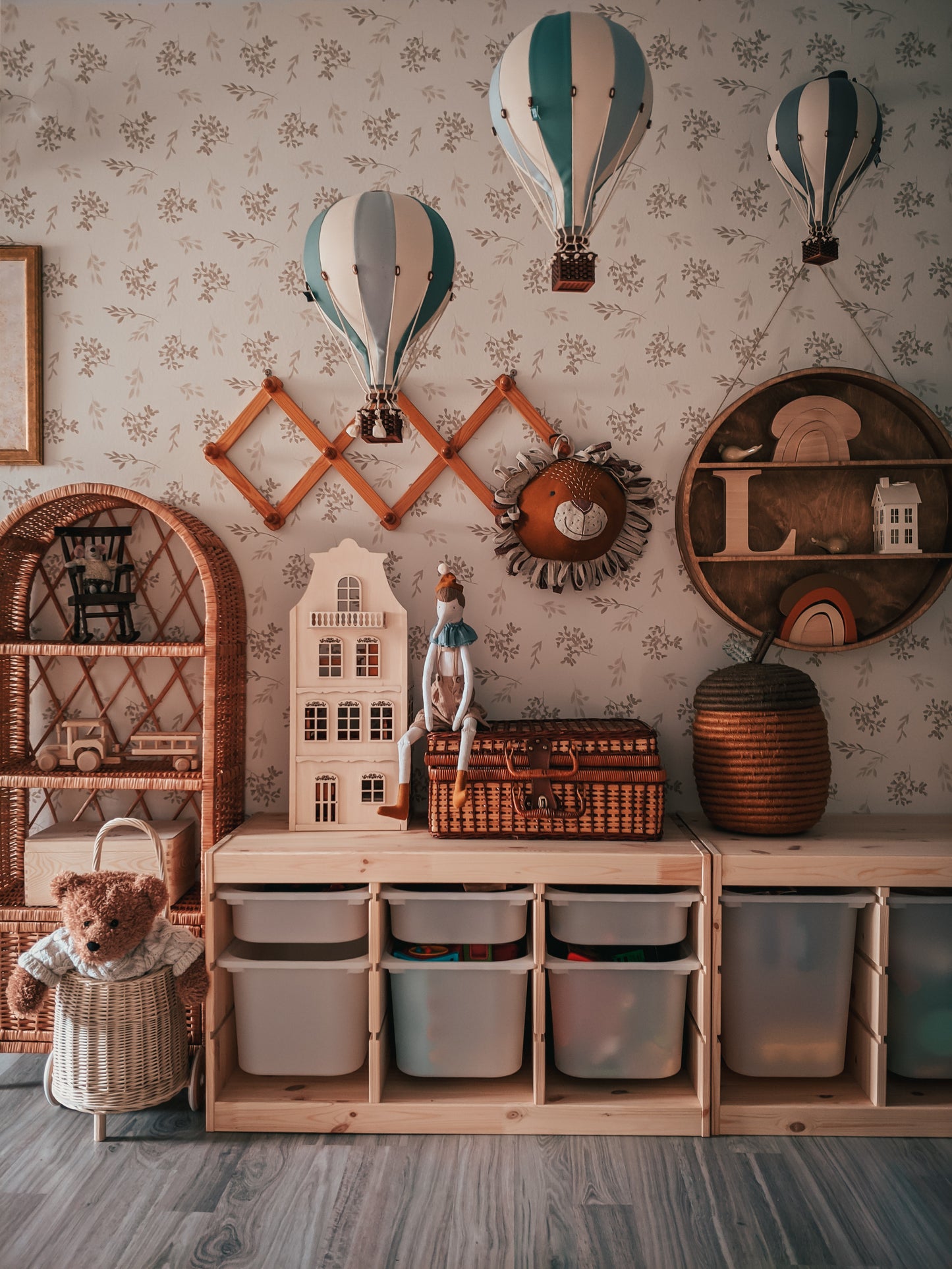 Loftbelgur S - Beige/Mint/Green