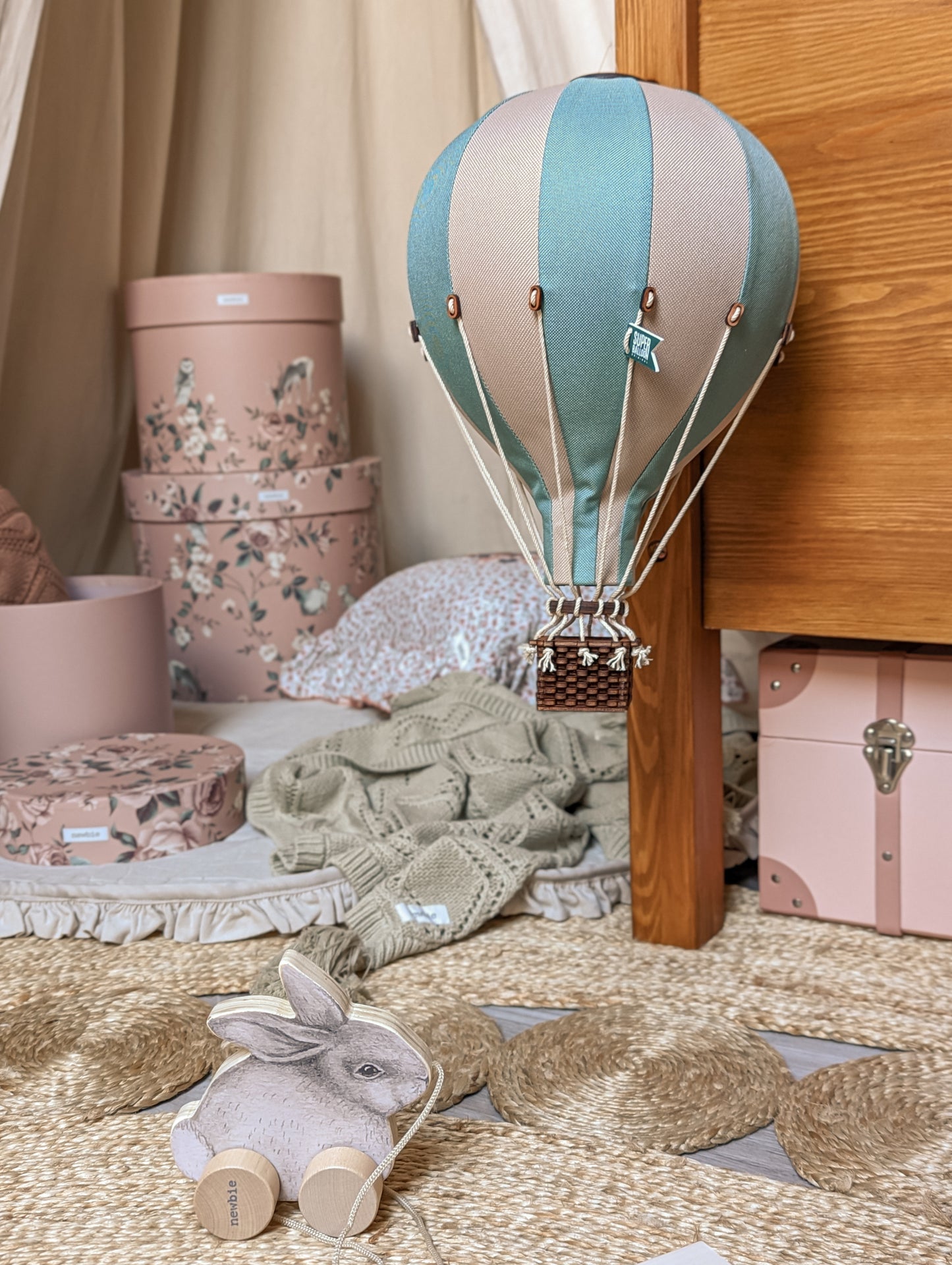 Loftbelgur S - White/Light Blue