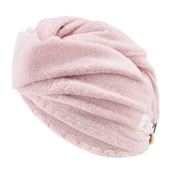 Túrban handklæði - Blush Pink