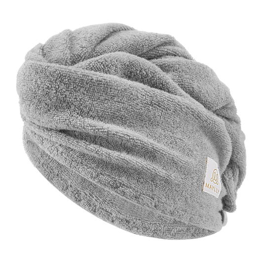 Túrban handklæði - Light Gray