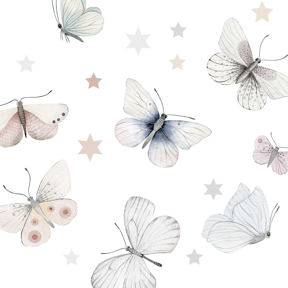 Vegglímmiði - Butterflies