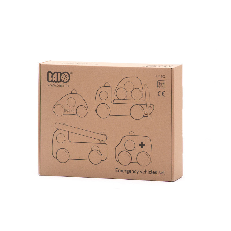 Emergency Vehicles - Viðar Bílar Sett (5stk.)