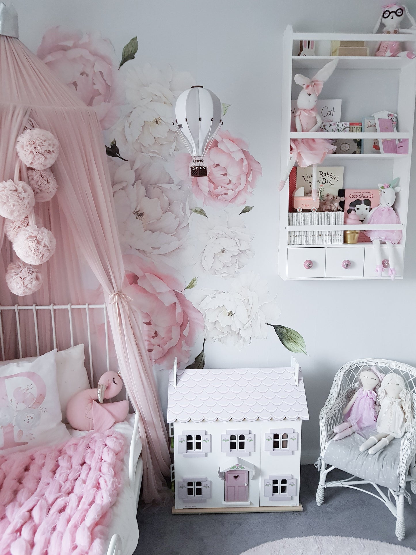 Loftbelgur L - White/Light Gray