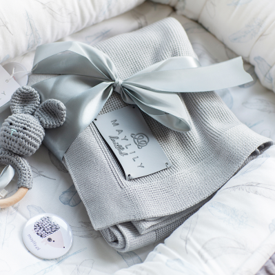 Bamboolove Teppi - Silver
