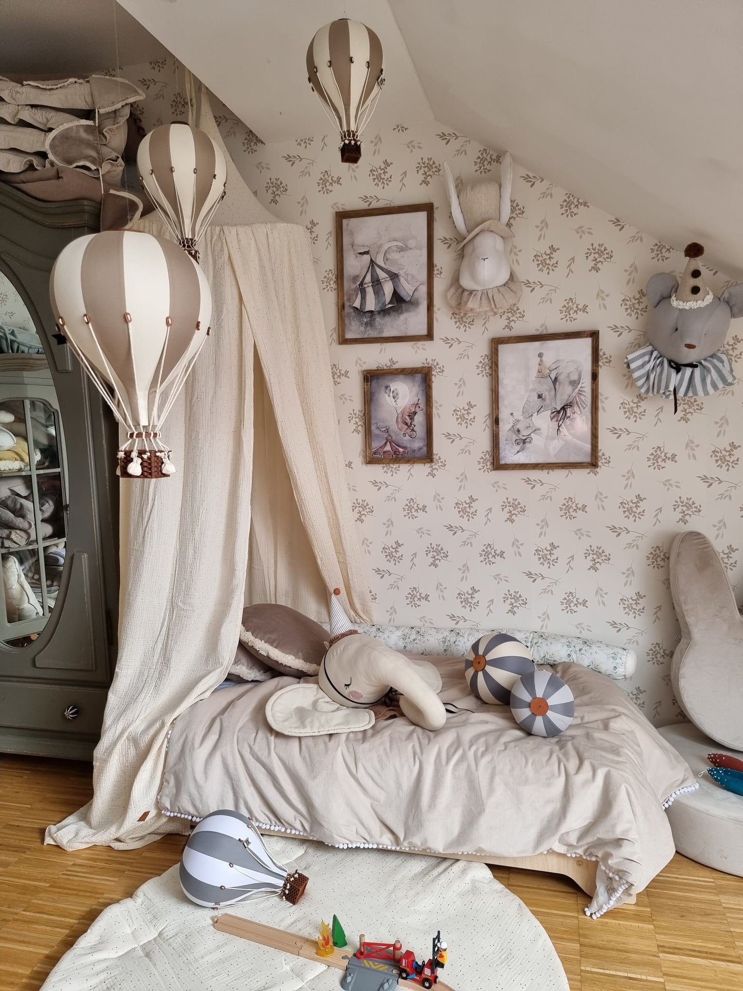 Loftbelgur L - White/Light Gray