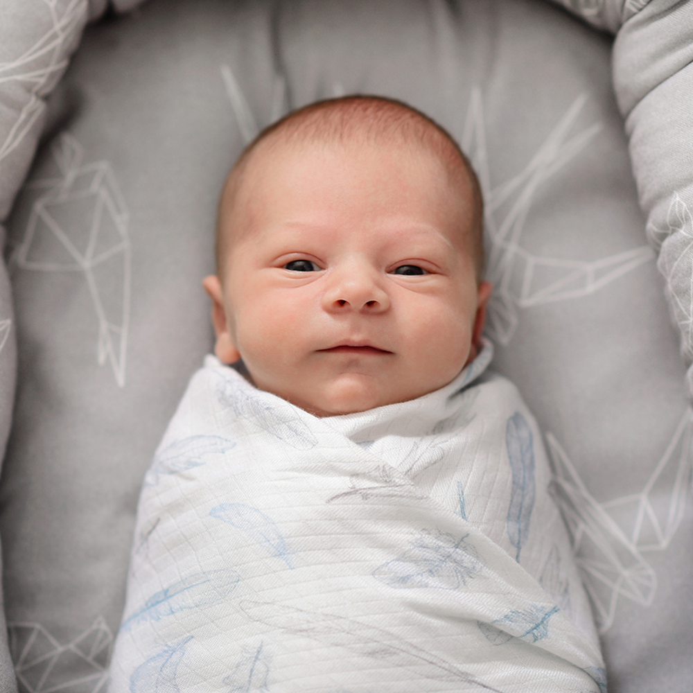 Bamboo Swaddle XL - Heavenly birds