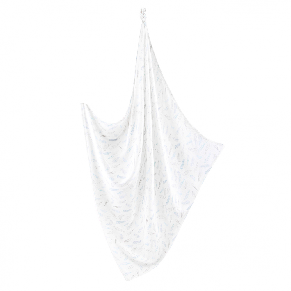 Bamboo Swaddle XL - Heavenly feathers