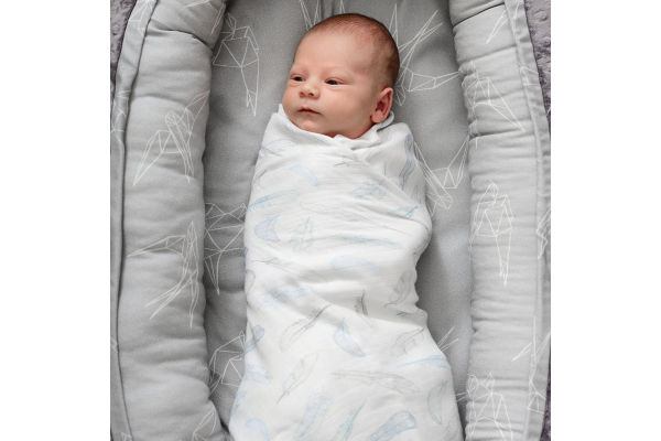 Bamboo Swaddle XL - Heavenly birds