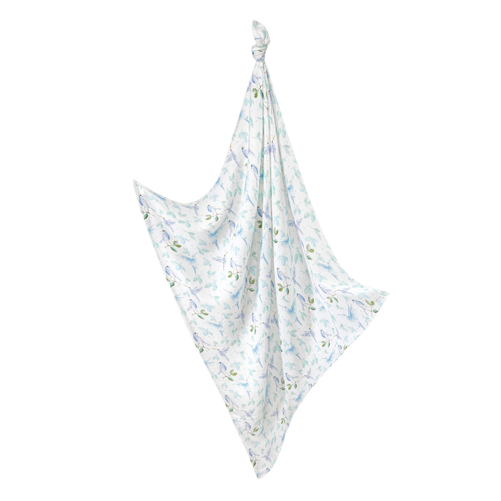 Bamboo Swaddle XL - Heavenly birds