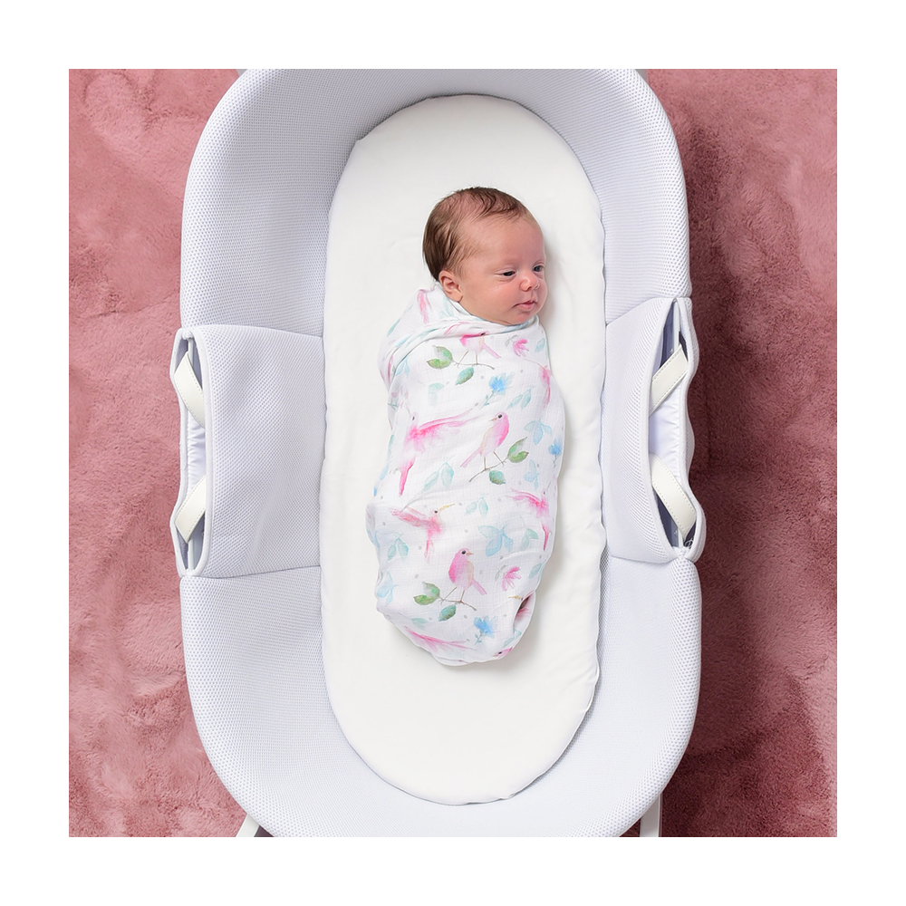 Bamboo Swaddle XL - Heavenly birds