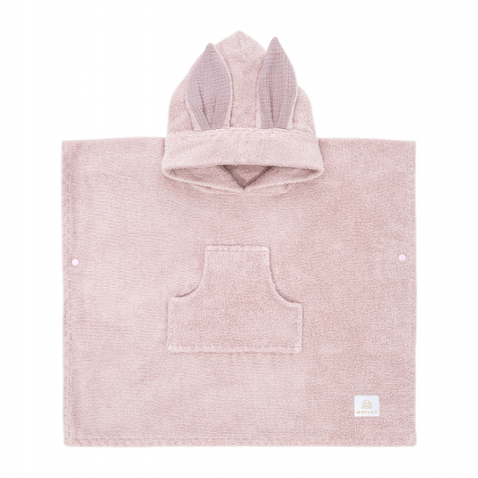 Bambus Poncho - Blush pink