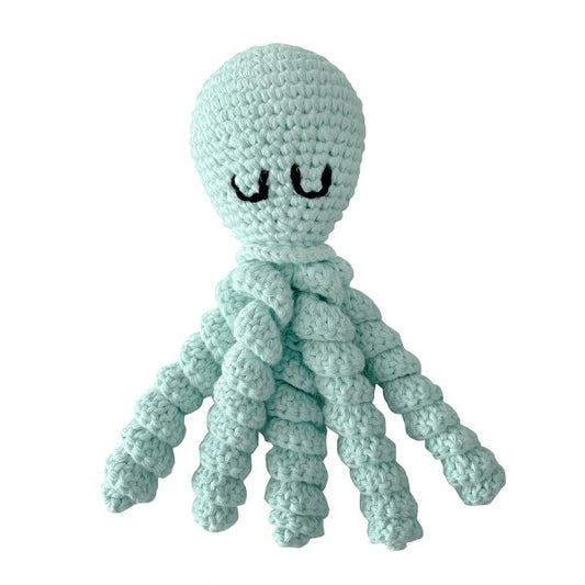 Rattle Octopus - Mint