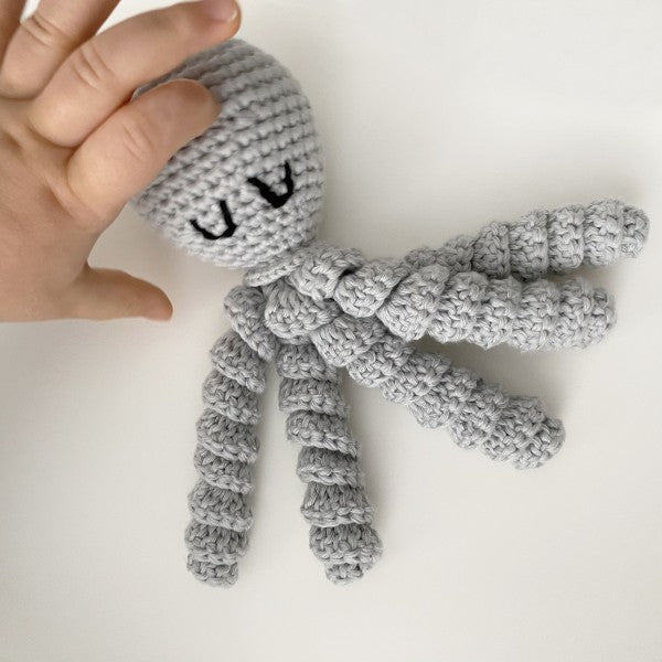 Rattle Octopus - Mint