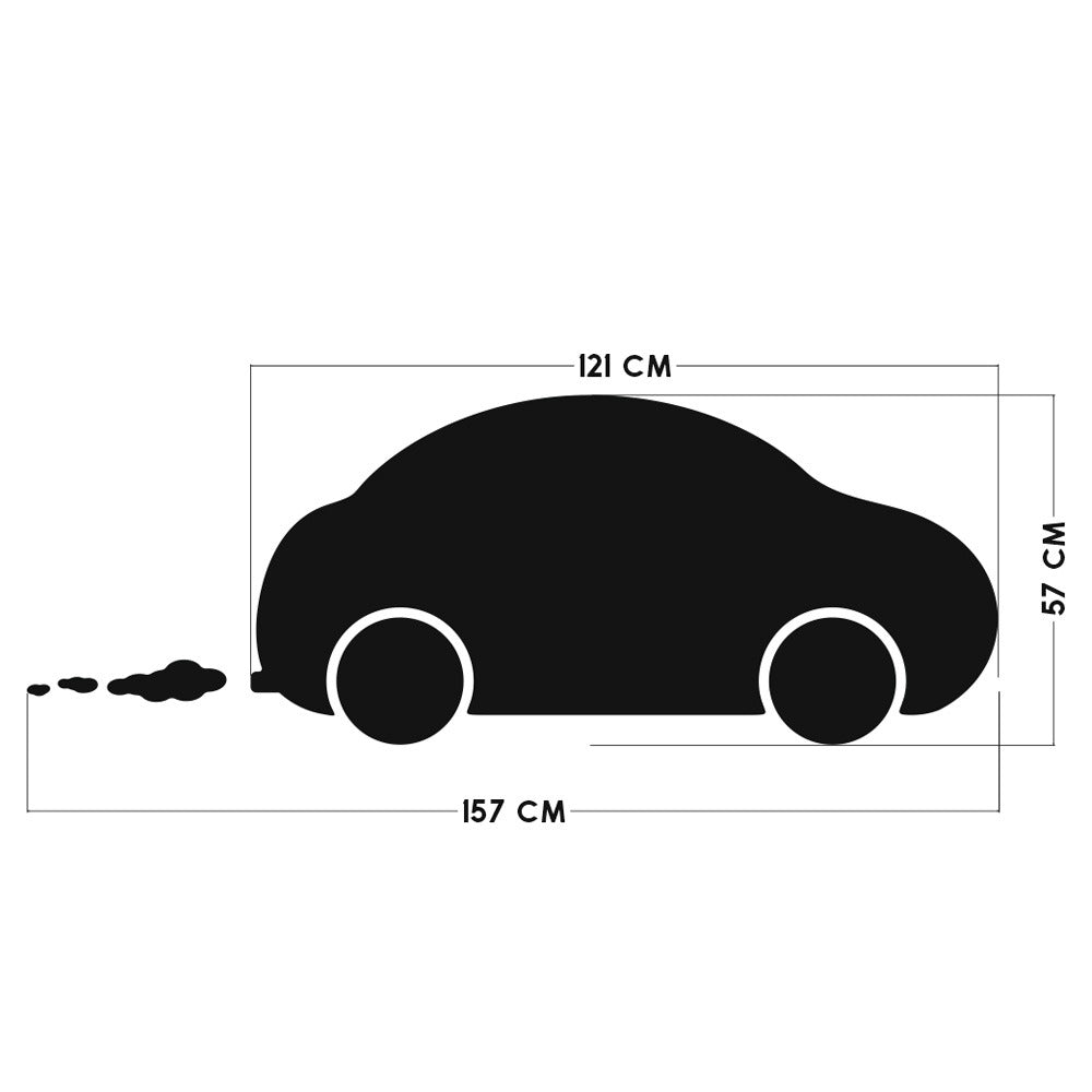 Krítarvegglímmiði - Car