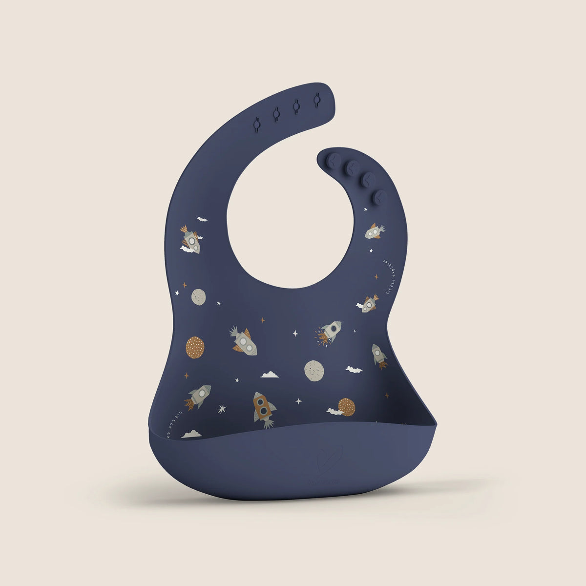 Sílikon smekkur - Navy Space