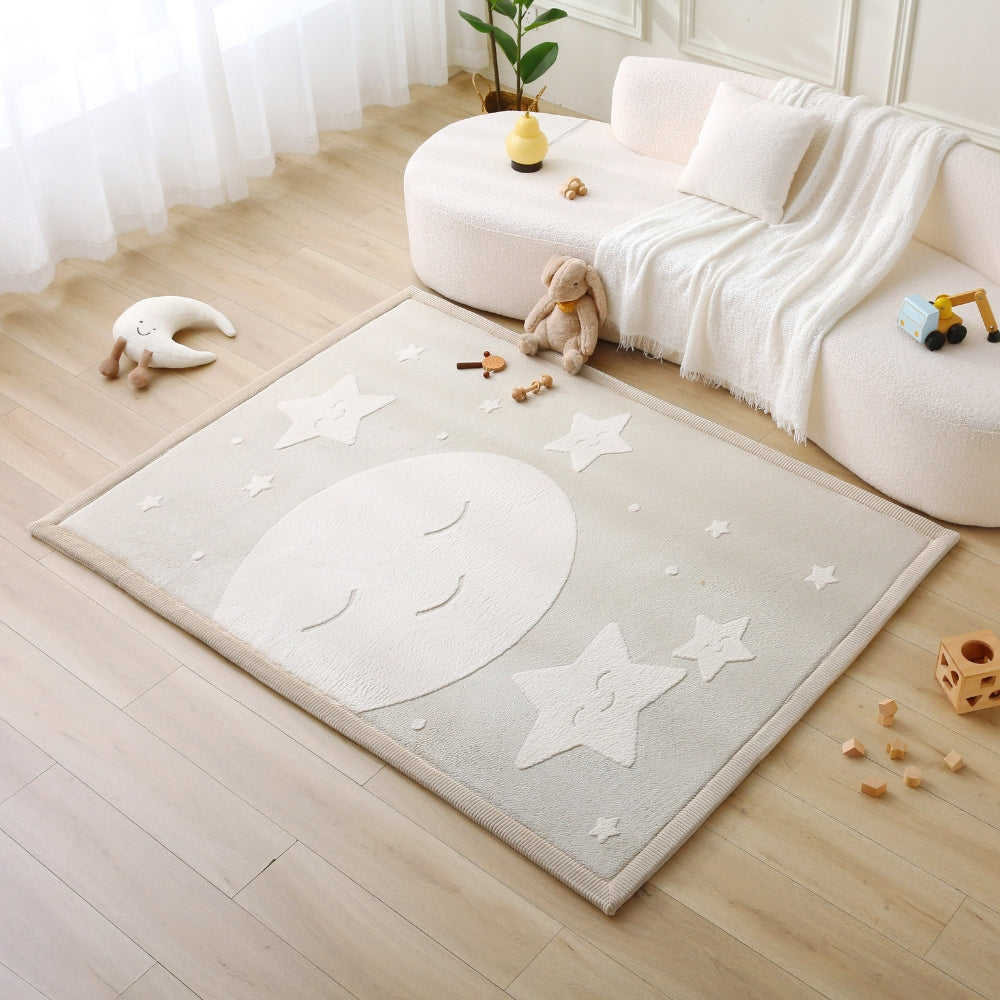 Motta - Cloud Soft Beige 3D Moon & Stars 200/150cm