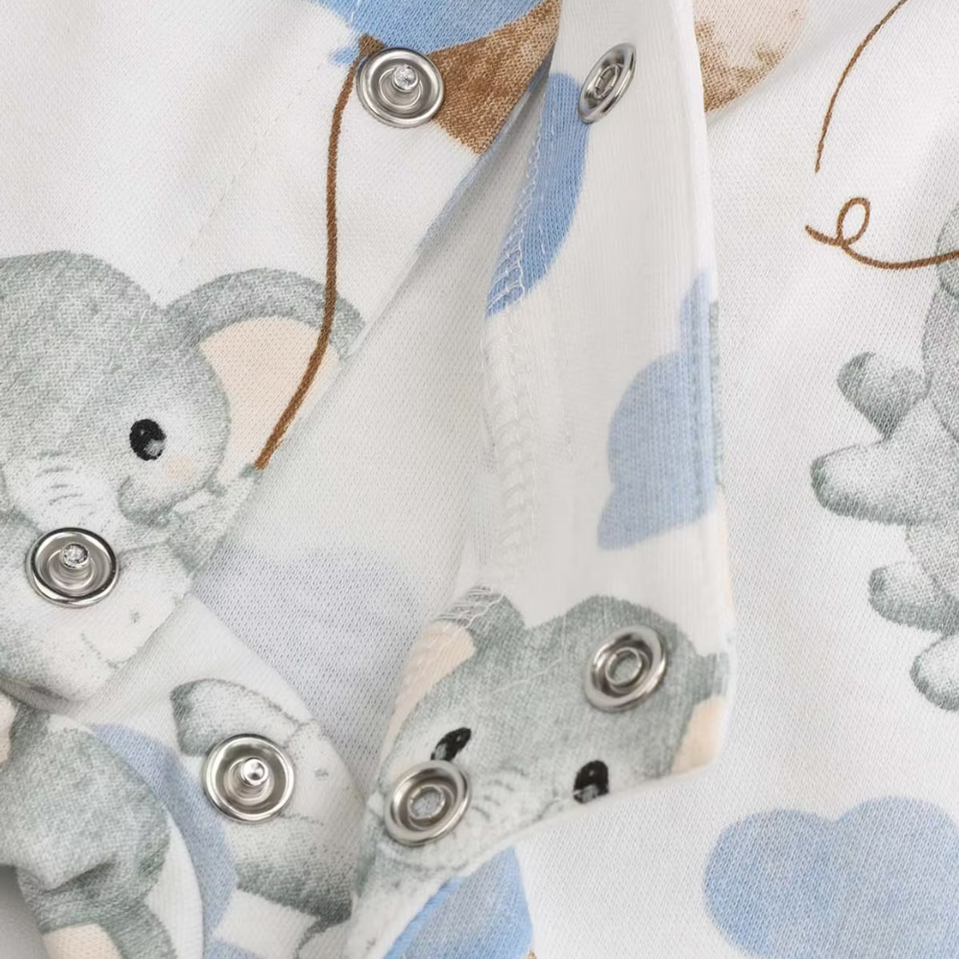 Náttgalli með sokkum - Blue Elephant
