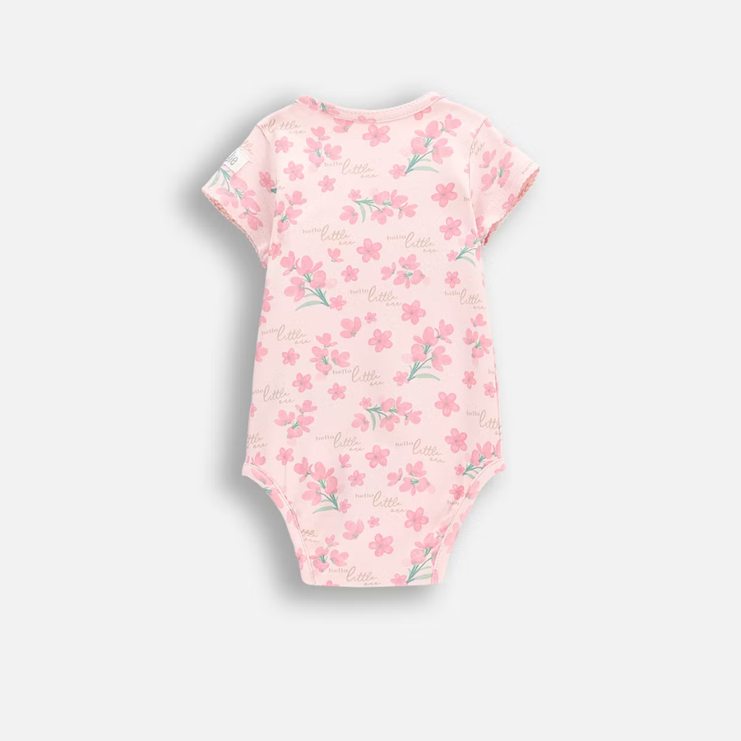Stuttermasamfella Wrap - Pink Flowers