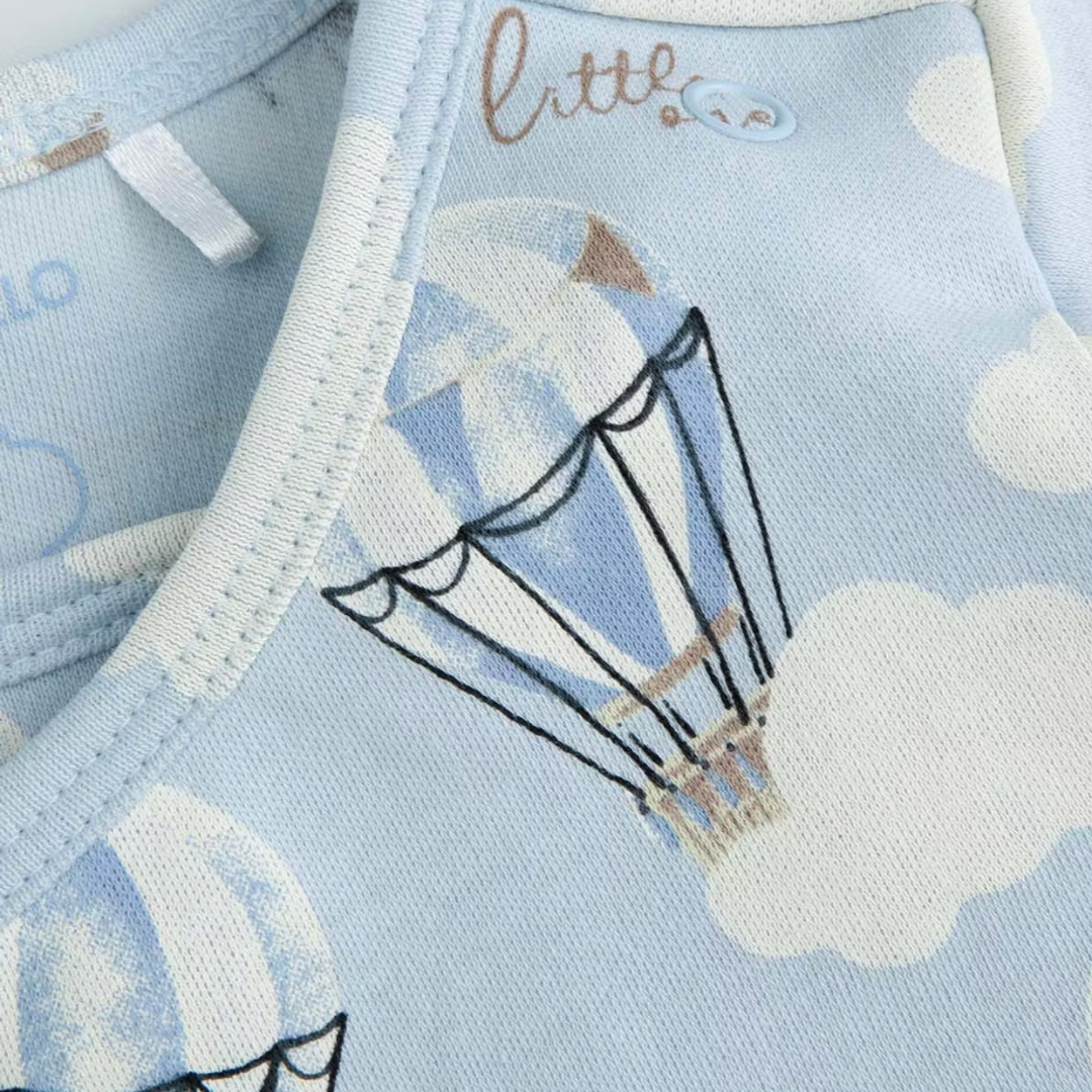 Stuttermasamfella Wrap - Blue Balloons
