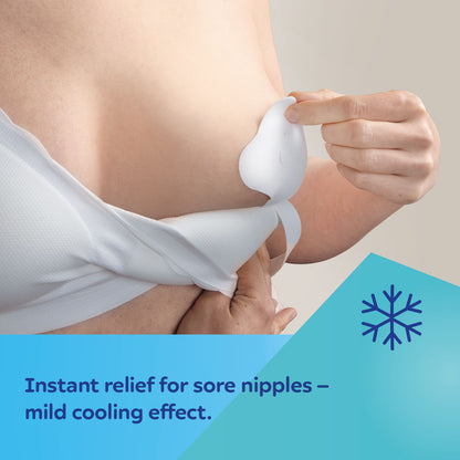 Hydrogel Soothing Breast Pads with Lanolin - 8 pcs