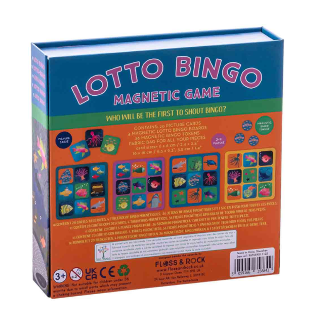 Magnetic Lotto Bingo Spil - Deep Sea