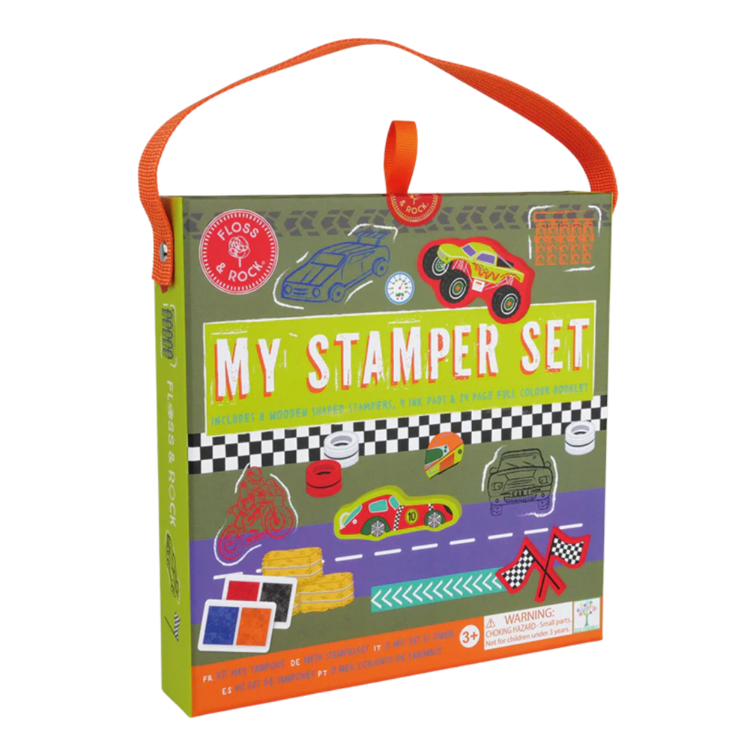 My Wooden Stamper Set - Cars